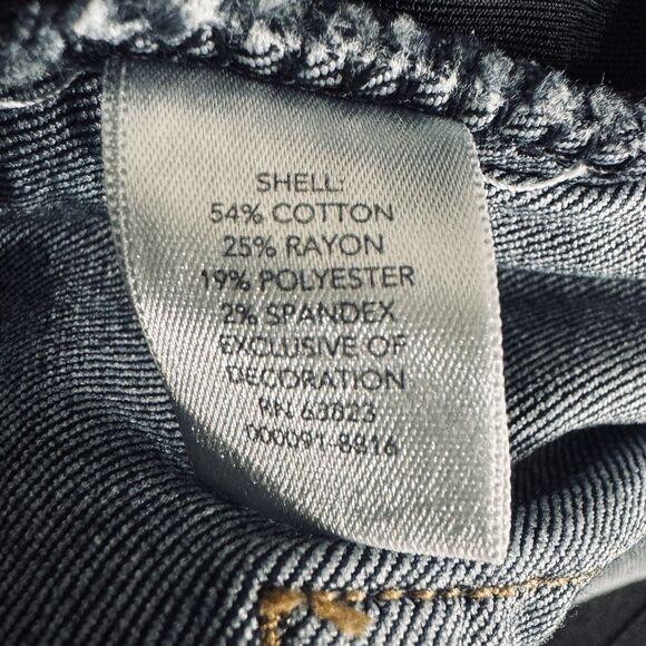 Christopher & Banks Slim Straight Jeans 8 (31x29.5) Dark Wash Blue Stretch Women - Picture 6 of 9